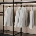 Modern Wardrobe Interior Design With Glass Doors Hanging Clothes Drawers And Shelves