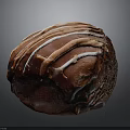 Freshly Baked Chocolate Pastry With White Frosting Drizzle And Soft Texture