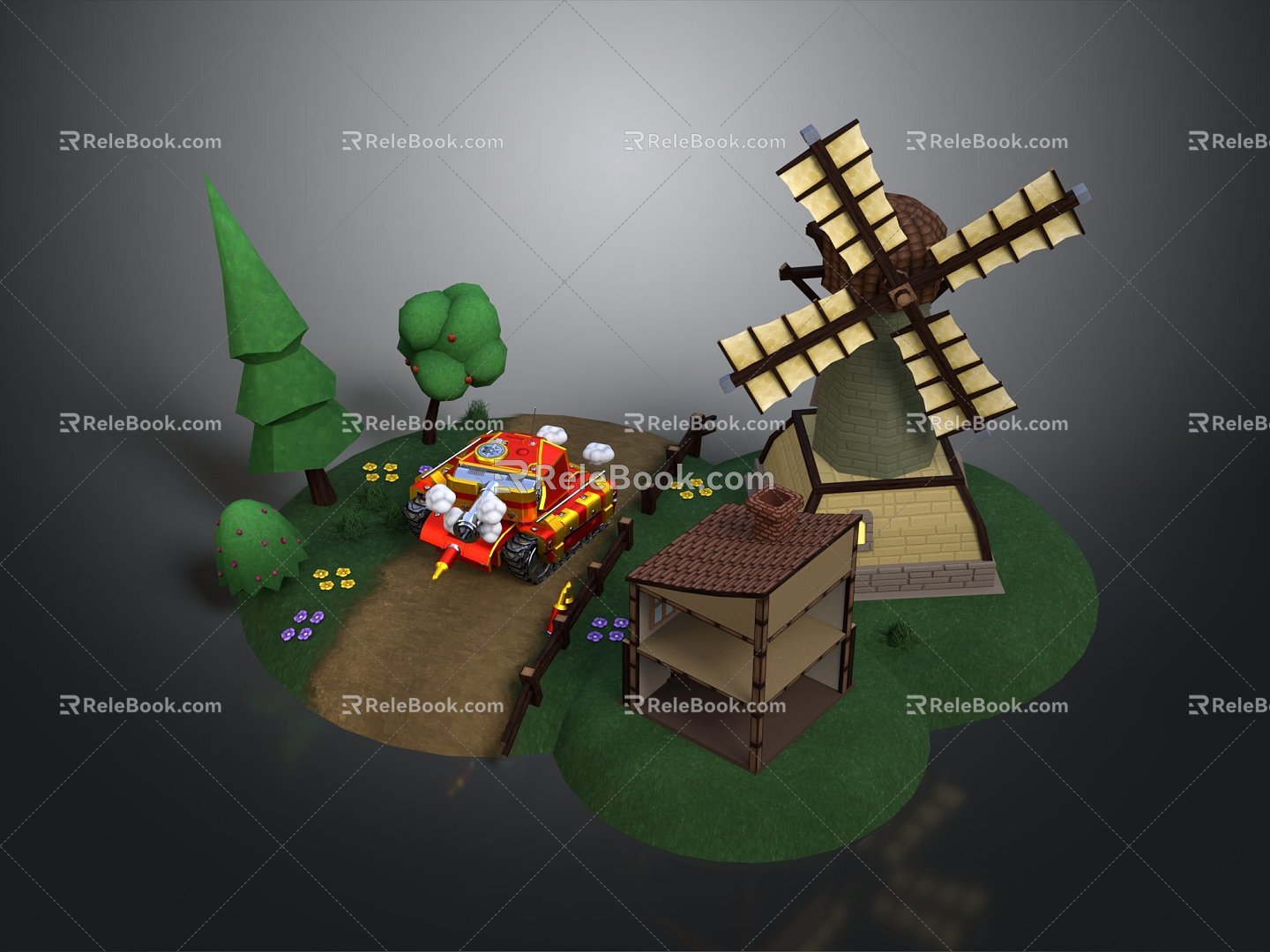 Game Environment Game Scene Fairy Tale Scene Fairy Tale Magic Scene Magic Item Fantasy Scene 3d model