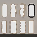 Unique Wall Mirrors With Various Decorative Frame Designs And Shapes For Home Interior
