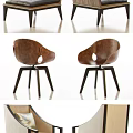 Modern Single Sofa Collection With Leather Fabric And Wooden Frame Design