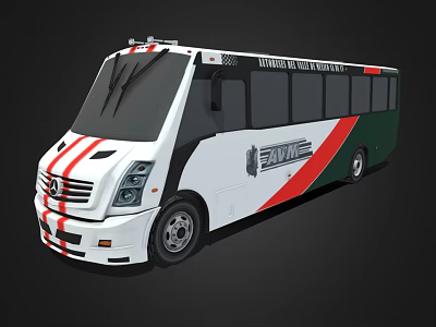 White and Red FAW City Bus With Modern Design And Sleek Exterior 3d model White and Red FAW City Bus With Modern Design And Sleek Exterior 3d model