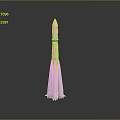 Space Rocket Model Design For Astronomy And Space Exploration Missions