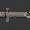 Industrial Metal Pipe Fitting with Curved Tube and Clamp Tool Equipment
