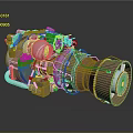 Modern Engine Racing Engine Racing Engine Car Engine 3d model