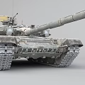 Detailed Modern Military Tank Featuring Long Cannon Turret And Heavy Tracks
