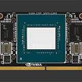 NVIDIA RTX A1000 Graphics Chip on Circuit Board with Electronic Components