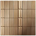 Wooden Wainscoting With Diverse Textures And Patterns
