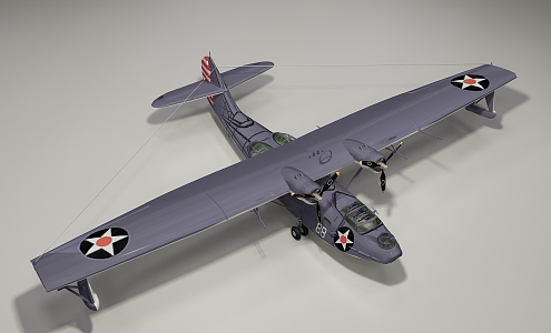 modern aircraft 3d model