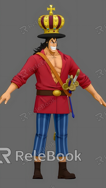 One Piece King of Light Moon Yutian One Piece Cartoon Animation Animation Movie Game Light Moon Yutian Knife Swordsmen Can Do Action model