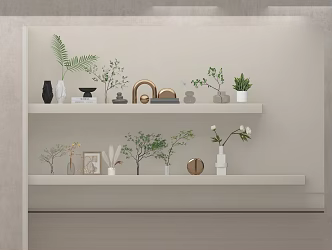 Various vase ornaments jewelry ornaments 3d model