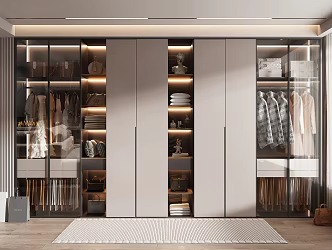 Modern wardrobe 3d model