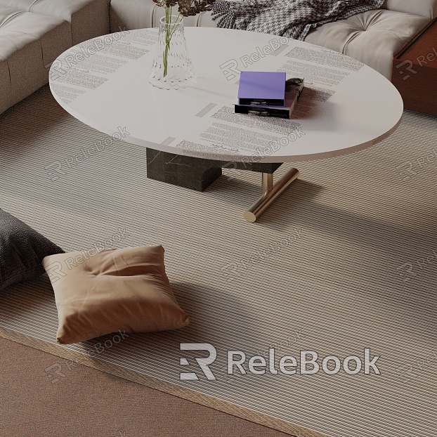 Modern coffee table model