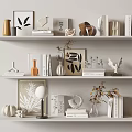 Modern ornaments combination 3d model
