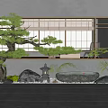 New Chinese landscape sketch 3d model