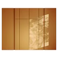 Elegant Background Wall With Zebra Pattern Light Colored Panels And Marble Design