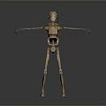Robot Assistant Small Robot Butler Robot Butler Figure Game Figure 3d model