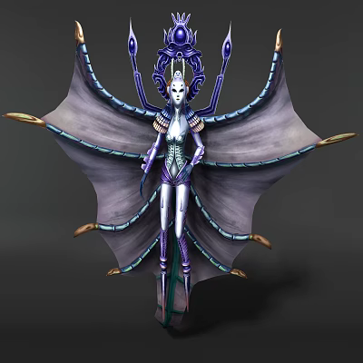 Modern game character monster ghost mother 3d model Modern game character monster ghost mother 3d model