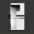 Skyworth White Computer Device with Digital Display Circular Fan Grille and Efficient Cooling