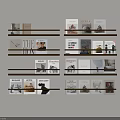 Modern Bookshelf Design With Stacked Books And Decorative Items In Interior Space