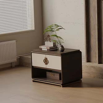 Modern bedside table 3d model