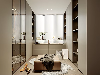 Modern Cloakroom 3d model