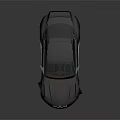 Black Stylish Sports Car With Sleek Aerodynamic Body And Gold Wheels