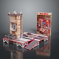 Peking Opera Peking Opera Drama Stage Drama Stage Chinese Drama Stage Chinese Stage Dance 3d model