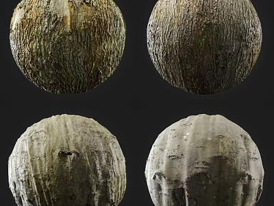 Four Different Sports Equipment Balls With Varied Textures And Surfaces 3d model
