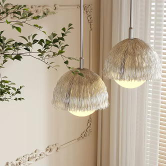 Chandelier decorative lamp art lamp 3d model