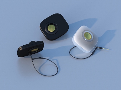 Miniature surveillance camera monitor 3d model