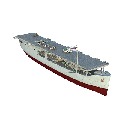 Warship Warship Aircraft Carrier Cruiser Destroyer Military Ship Ship 3d model