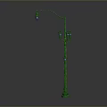 Green Ornate Street Lamp Designs With Various Styles Heights And Details