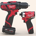 electric drill electric drill impact driver impact drill 3d model