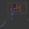 Modern Industrial Equipment Facility Layout With Pipes Towers And Storage Tanks