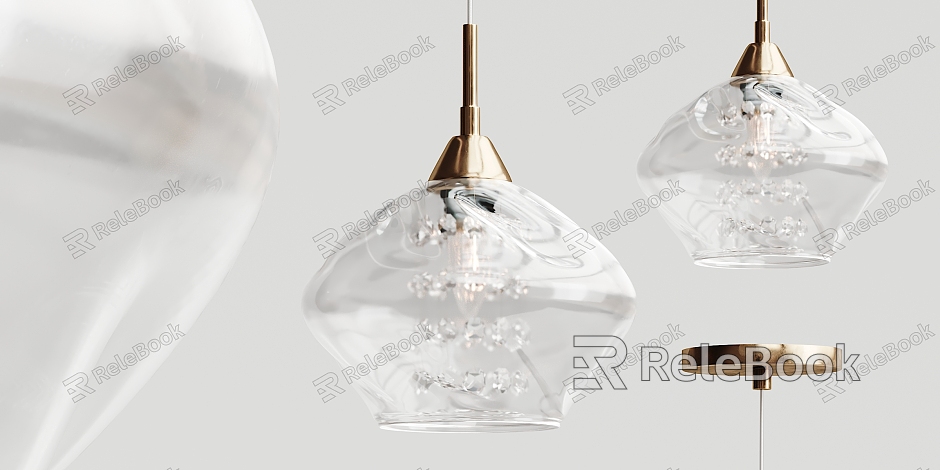 Modern chandelier glass chandelier model