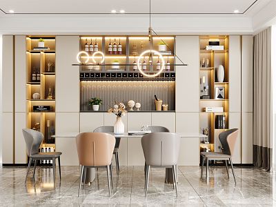 Modern Restaurant 3d model