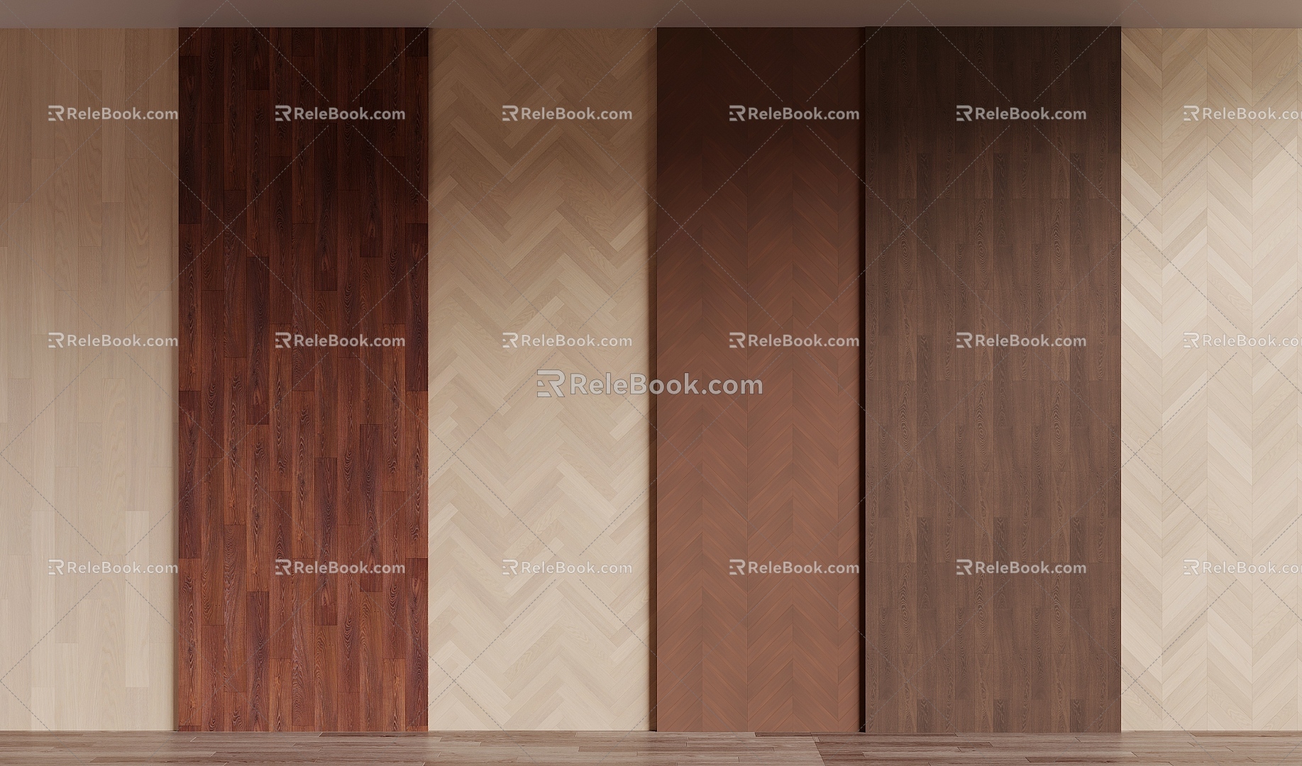 Modern Wood Flooring 3d model