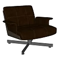 Minotti single sofa 3d model