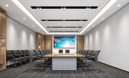 Modern Conference Room 3d model