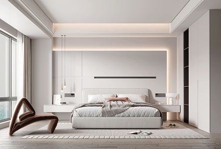 Modern Bedroom 3d model