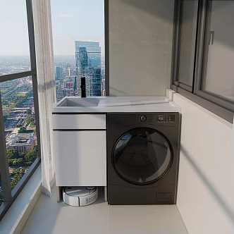 Balcony cabinet 3d model