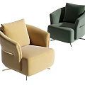 Single sofa 3d model