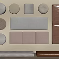 Upholstery Cushion Pads In Assorted Shapes And Neutral Tones For Furniture