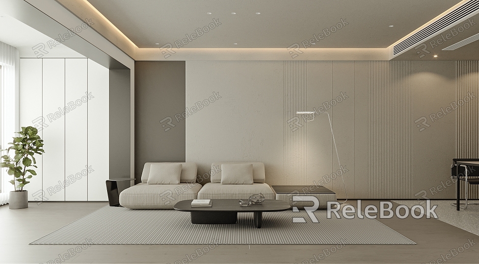 modern living room model