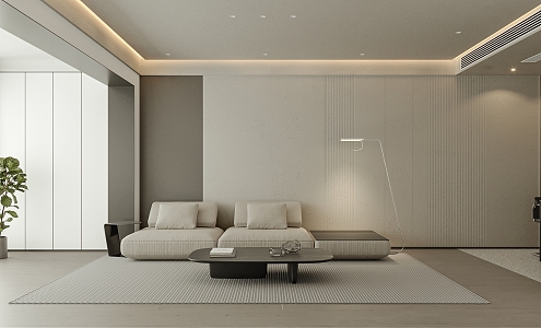 modern living room 3d model