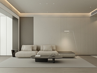 modern living room 3d model