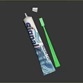 Signal Toothpaste With Green Toothbrush For Daily Oral Care Routine