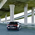 Sleek Black Luxury Car With Modern Exterior Design And LED Headlights