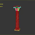 Columns Stone Columns Stone Columns Old Columns Roman Columns Roman Columns Classical Columns Greek Columns 3d model